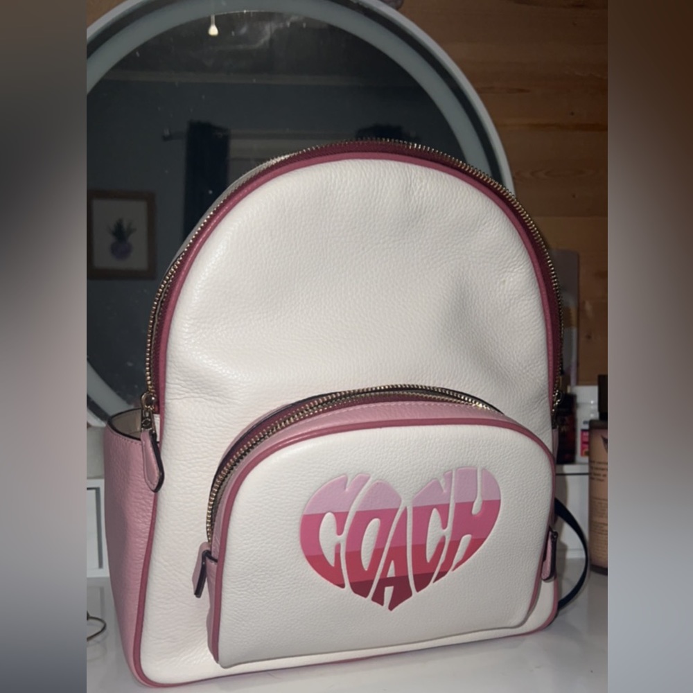 Coach Court Backpack Limited Edition Heart